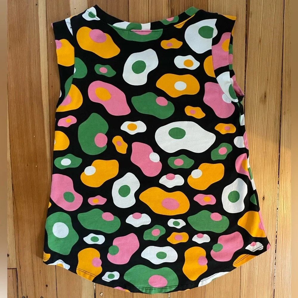 NOOWORKS Egg Print NWOT Tank size Small - Picture 4 of 7